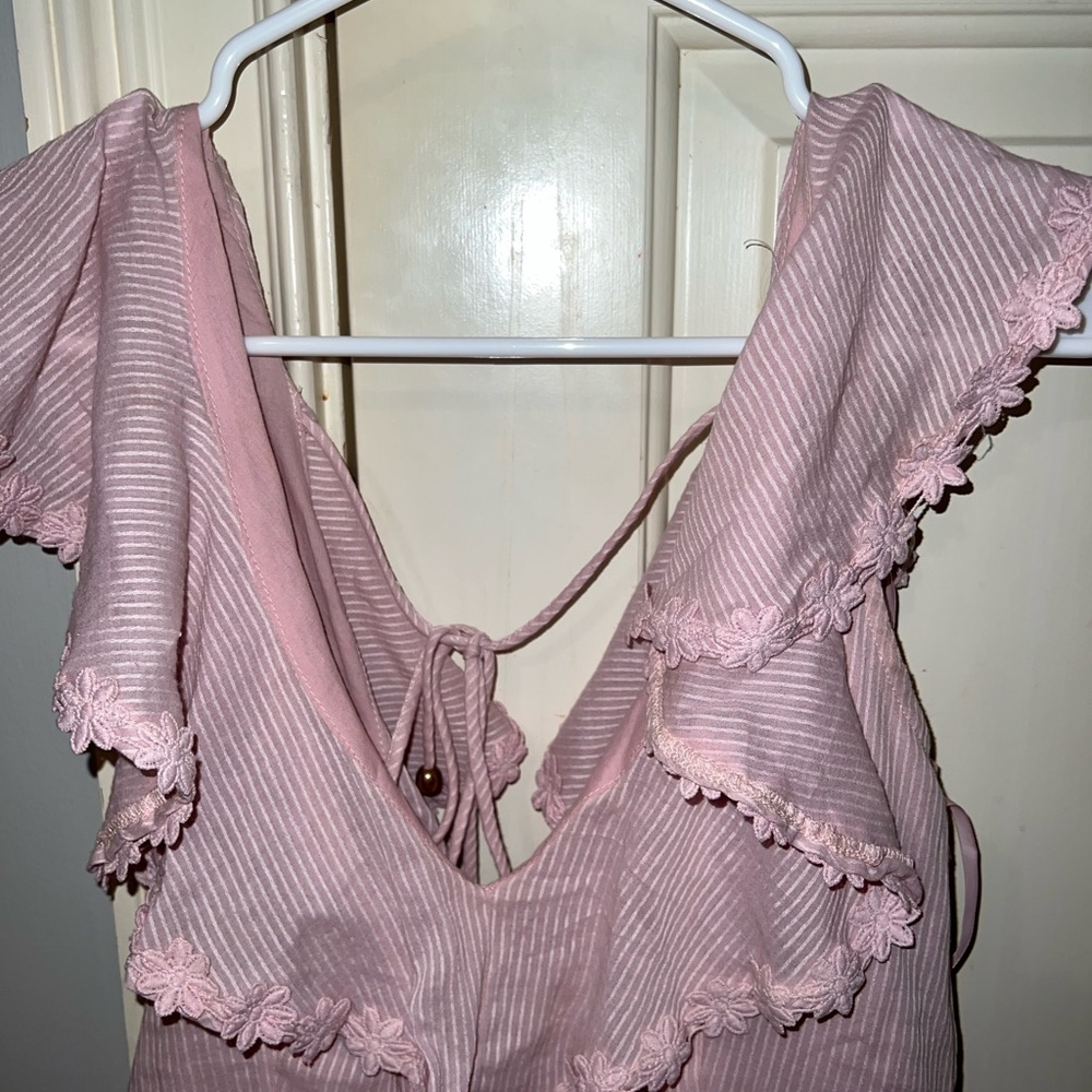Hello Molly Lilac Ruffle Mini Dress - Picture 3 of 5